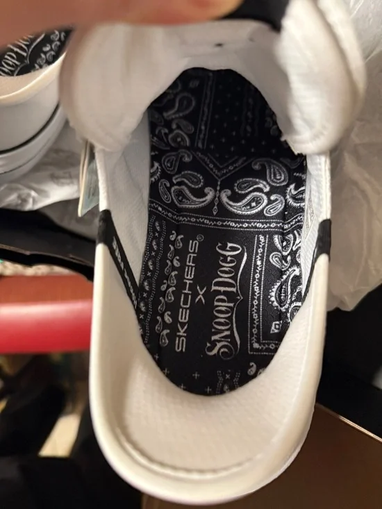 Skechers Snoop Dogg Slip In Skechers White and Black size 9 - Picture 11 of 16